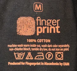 Macedonia Herrenshirt schwarz Gr. M – Vorschau 3