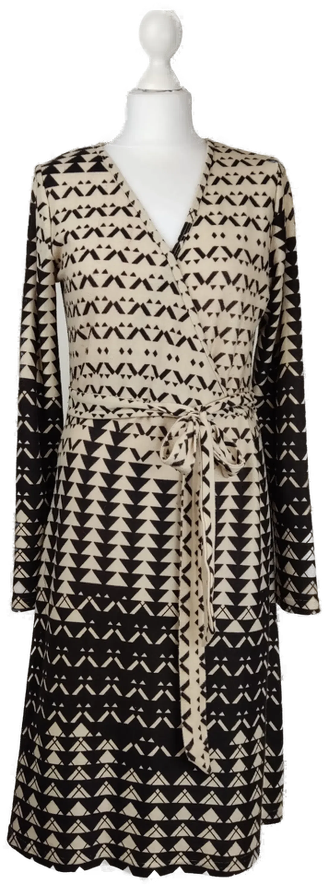 Damenkleid Gr.42, schwarz-weiß gemustert - Bild 4