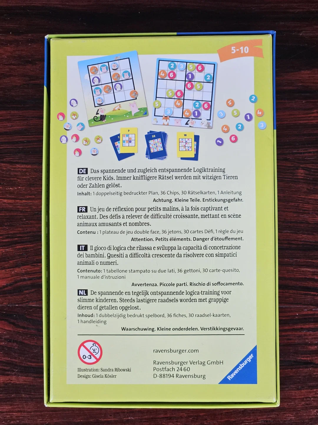 Kids SUDOKU - Gesellschaftsspiel - Ravensburger – Bild 2