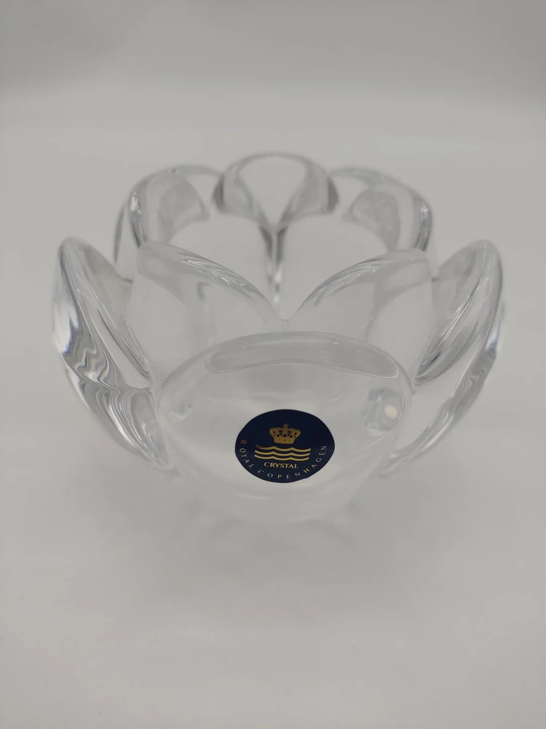 Lotus Teelichthalter aus Kristallglas von Royal Copenhagen - Bild 1