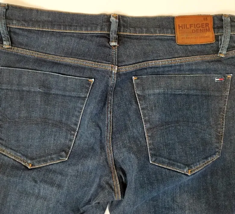Herren Jeans Hilfiger Denim Unifarben W36 L30 | Zeitloser Klassiker – Bild 4