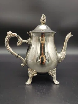 Vintage Kaffeekanne/Teekanne versilbert - EP BRASS  - Bild 2