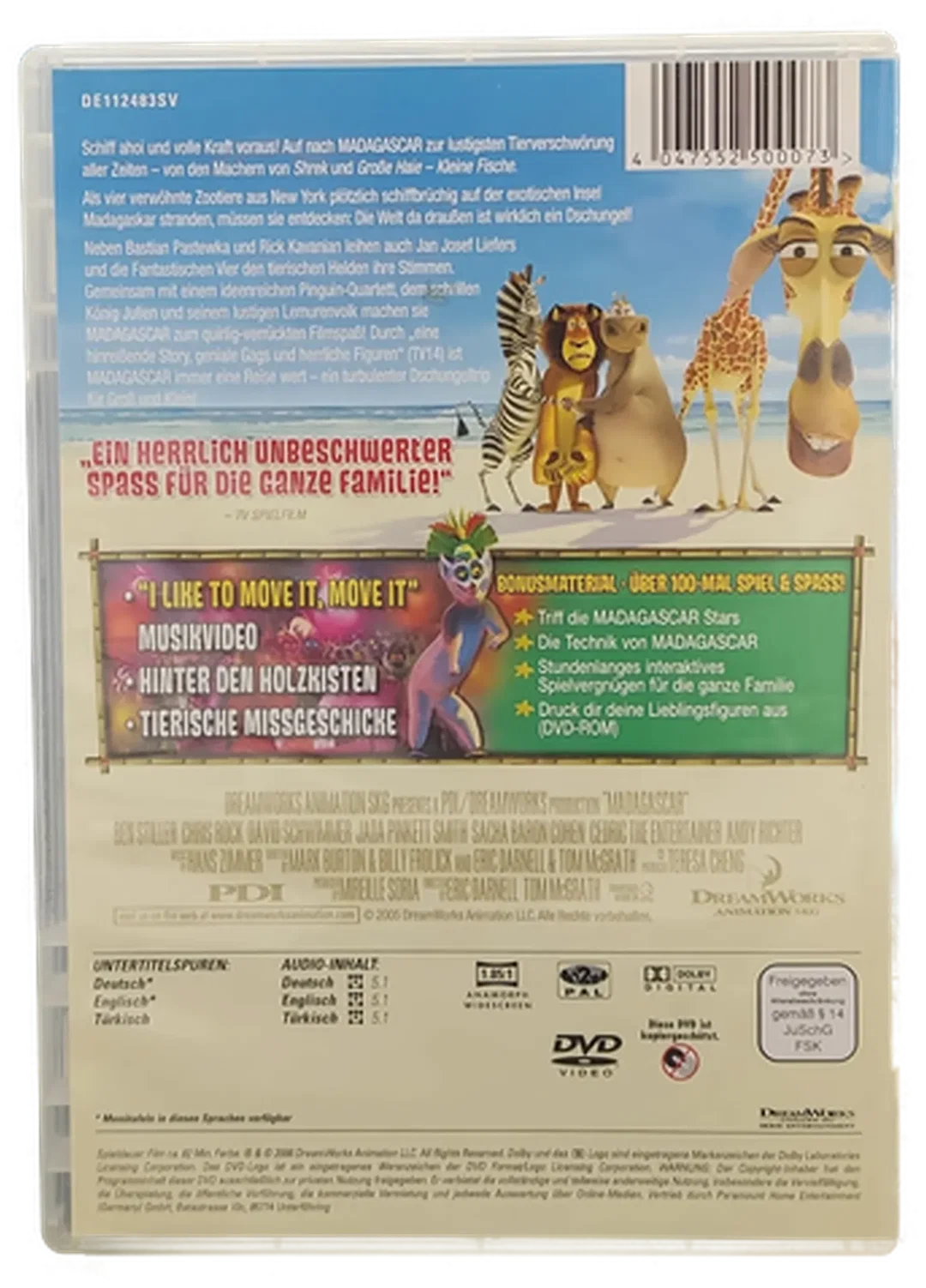 DVD "Madagascar" – Bild 2