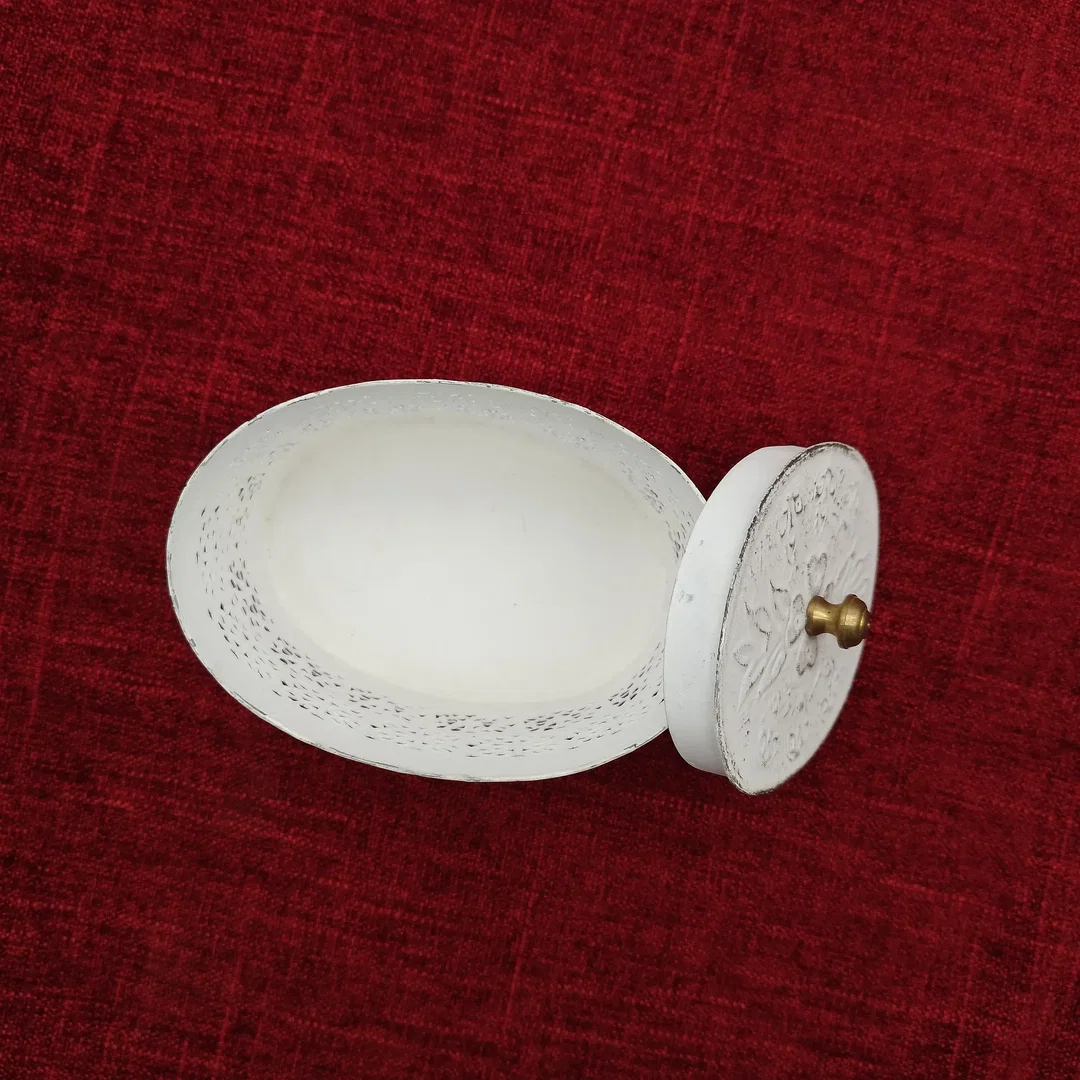 Aufbewahrungsdose Metall | Shabby-Chic-Schatz – Bild 3