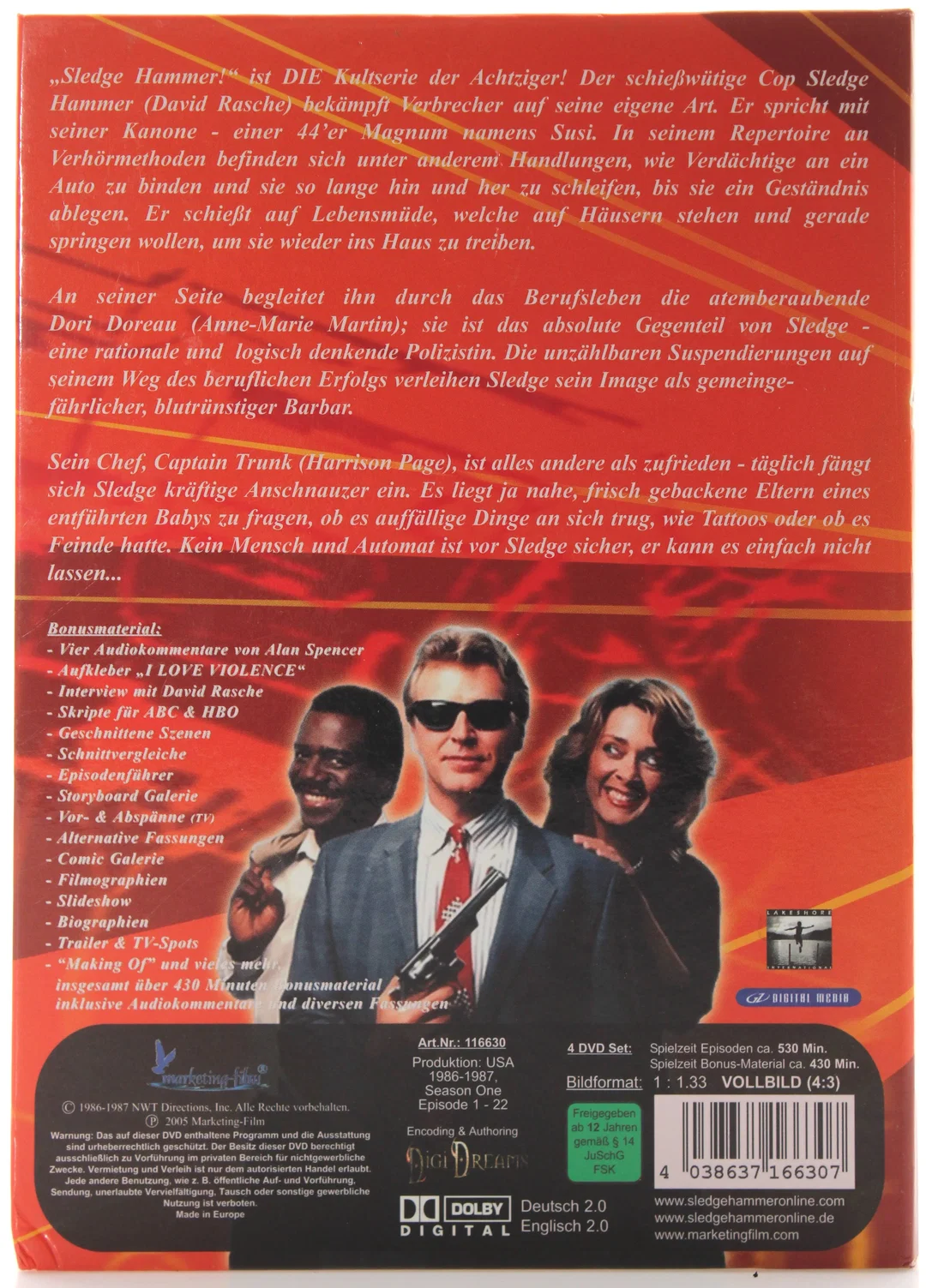 DVD-Box Sledge Hammer! – Season One (4 Discs) – Bild 2