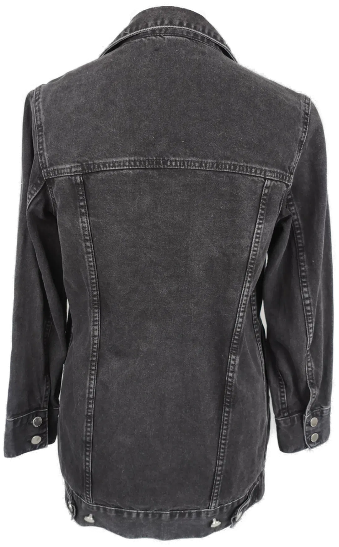 Lange Damenjeansjacke Gr. 34 - Bild 4