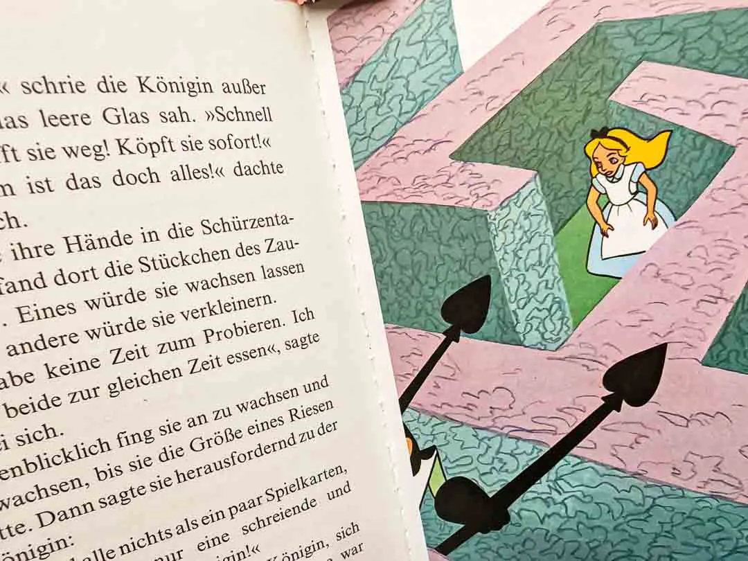 Walt Disney: Alice im Wunderland – Kinderbuch, 1989 – Bild 2