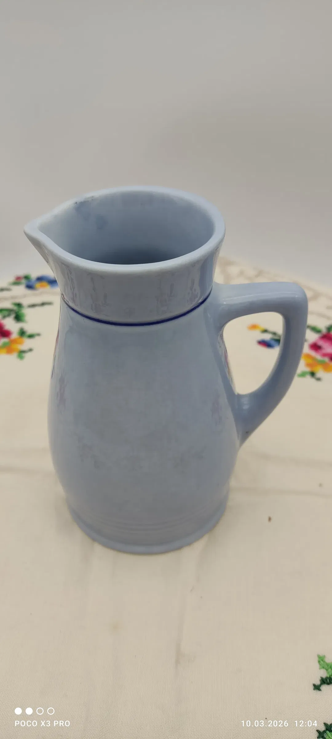 Kleine Porzellan-Kanne Lilien | Liebevoll Erhalten - Bild 4