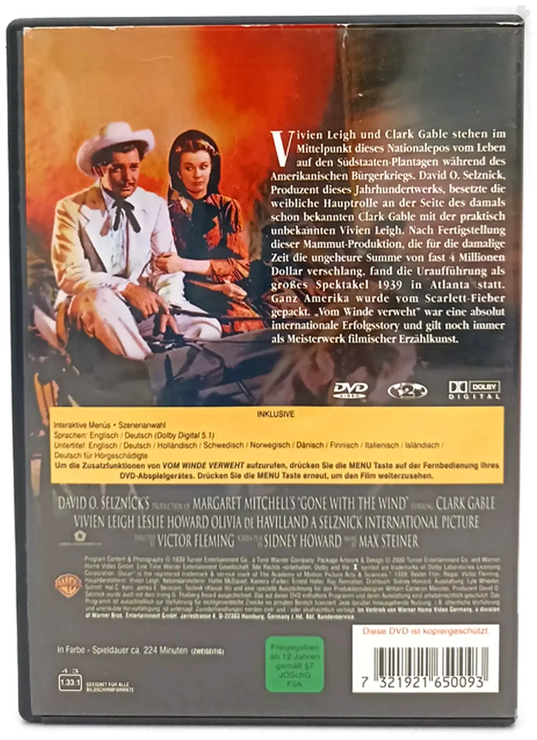 DVD "Vom Winde verweht" – Bild 2