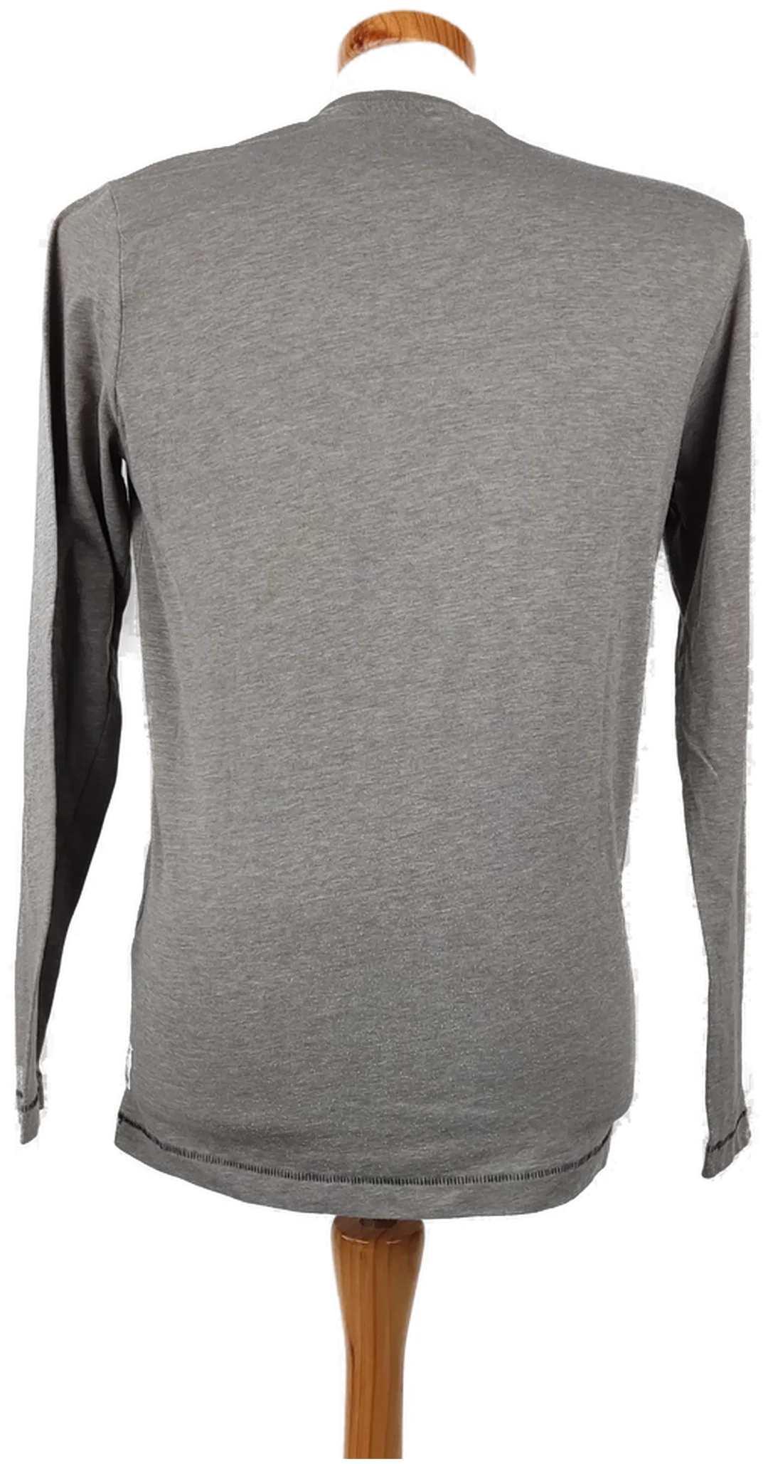 Tom Tailor Herren Langarmshirt, grau - Gr. S – Bild 3