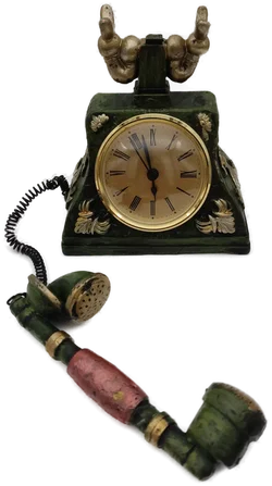 Telefon-Tischdeko Kunststoff | Retro-Charme - Bild 3