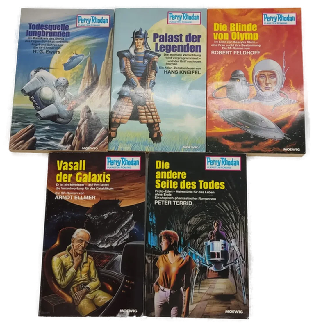 Bücher Moewig Perry Rhodan Planeten Romane Konvolut 5 Bände 328, 337, 338, 339, 341 – Bild 2