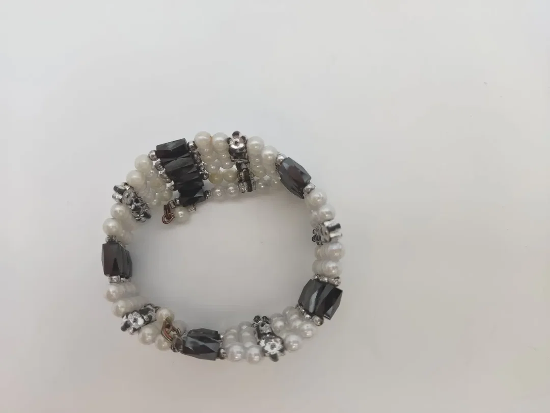 Armband Kombination 2-Teilig - Perlenarmband Gr.100 cm – Bild 4