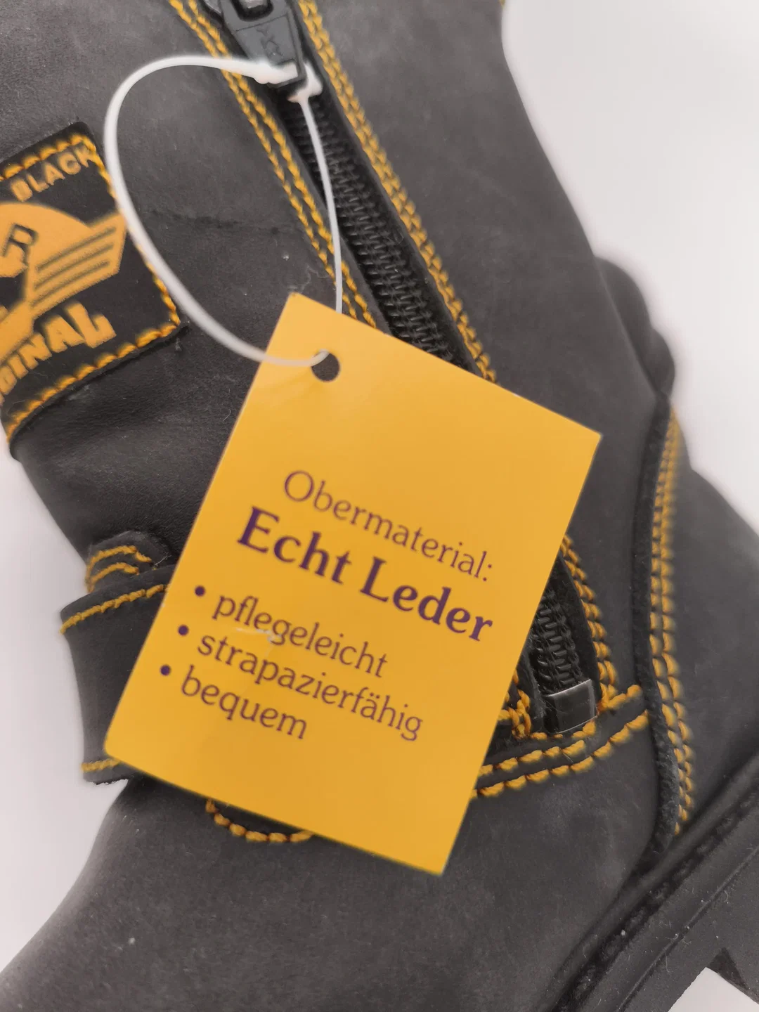Kinderschuhe "Bodyguard" Gr. 24 - NEU - gefüttert mit Schurwolle, echt Leder – Bild 4