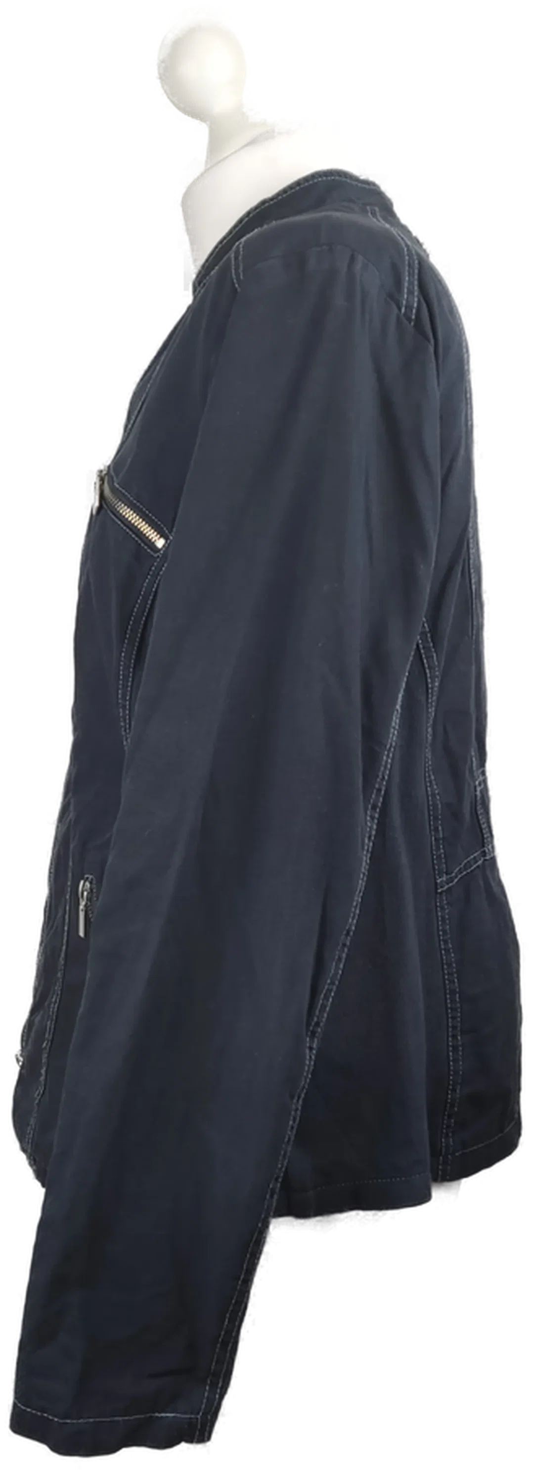Gina Laura Übergangsjacke Damen Baumwolle L | Zeitloser Begleiter – Bild 2