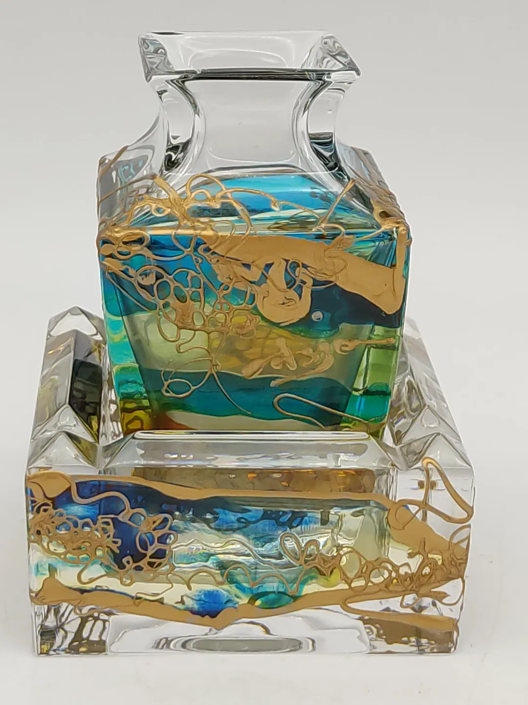 Vintage Tintenfass aus Glas - Bild 4