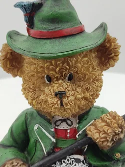 Bayerischer Teddybär Keramik | Keramik-Unikat - Bild 6