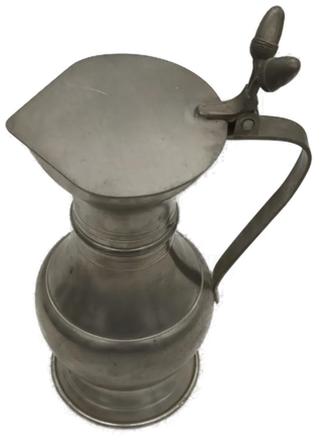 Zinnbecher Set 6-teilig von BMF (Bayerische Metallwarenfabrik) - Mittelalterliches Reliefmotiv - Reinzinn, inkl. Zinnkanne mit Deckel – Bild 7