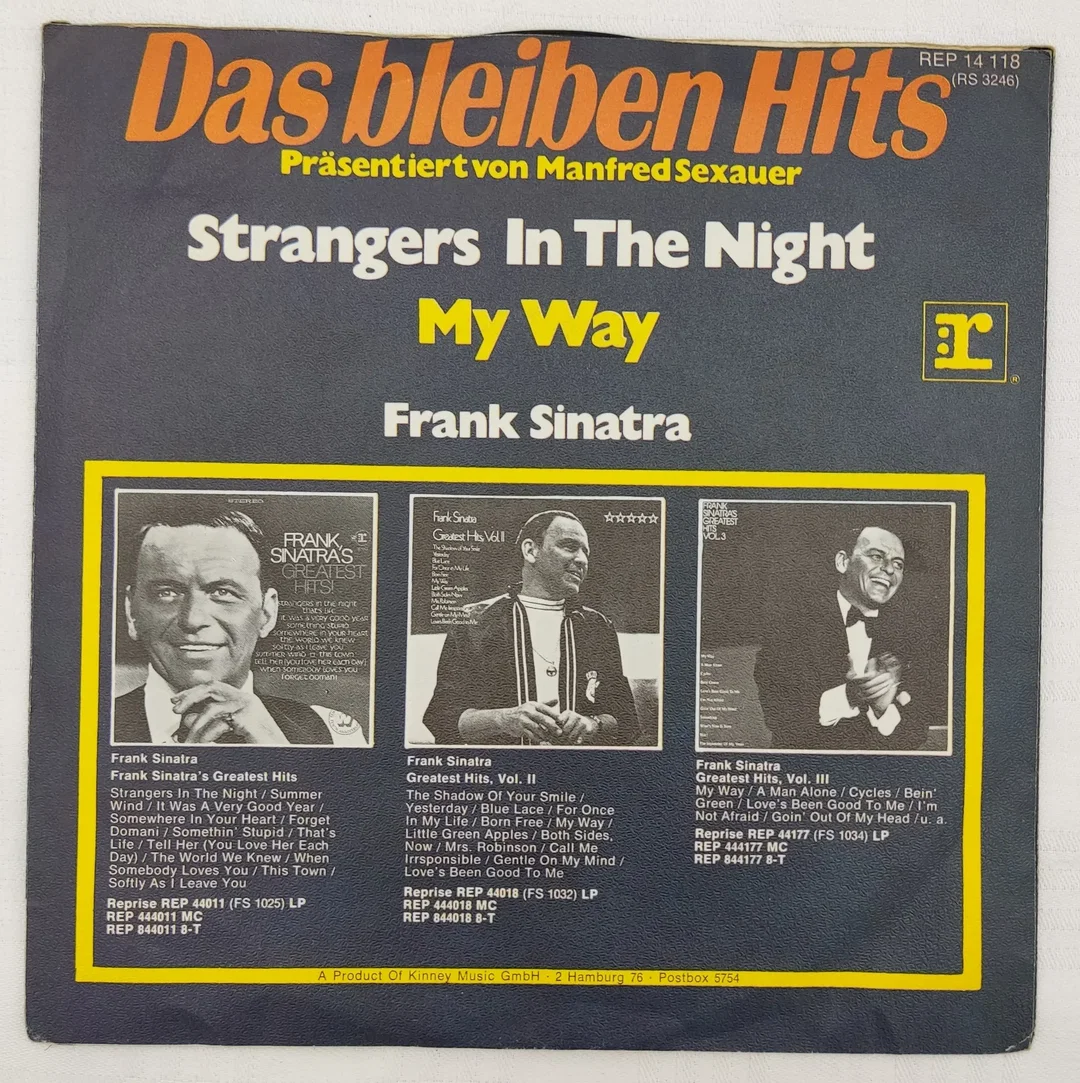 Single Langspielplatte - Frank Sinatra - Strangers in the Night – Bild 2