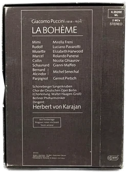 La Bohème auf 2 Musikkassetten  - Bild 2