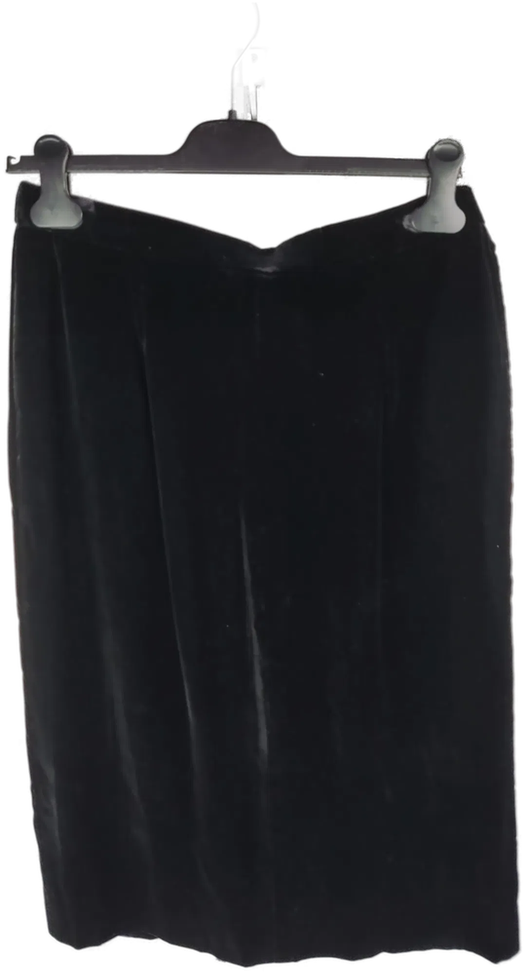Damen Samtrock Midi schwarz - L/40 - Bild 1