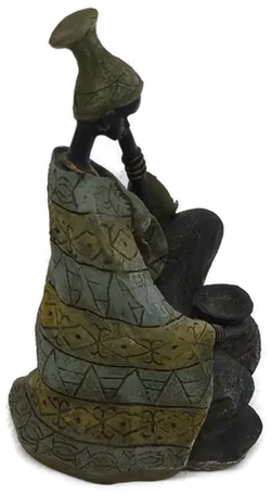 Dekofigur Afrikanische Frau aus Harzguss - Bild 4