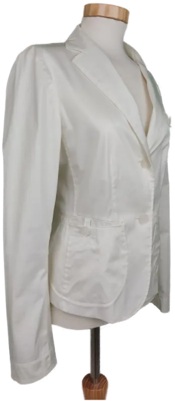 Jil Sander Damen Blazer, ivory - Gr. M – Bild 2