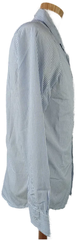 17&CO Herrenhemd blau, weiß längsgestreift - M - Bild 2