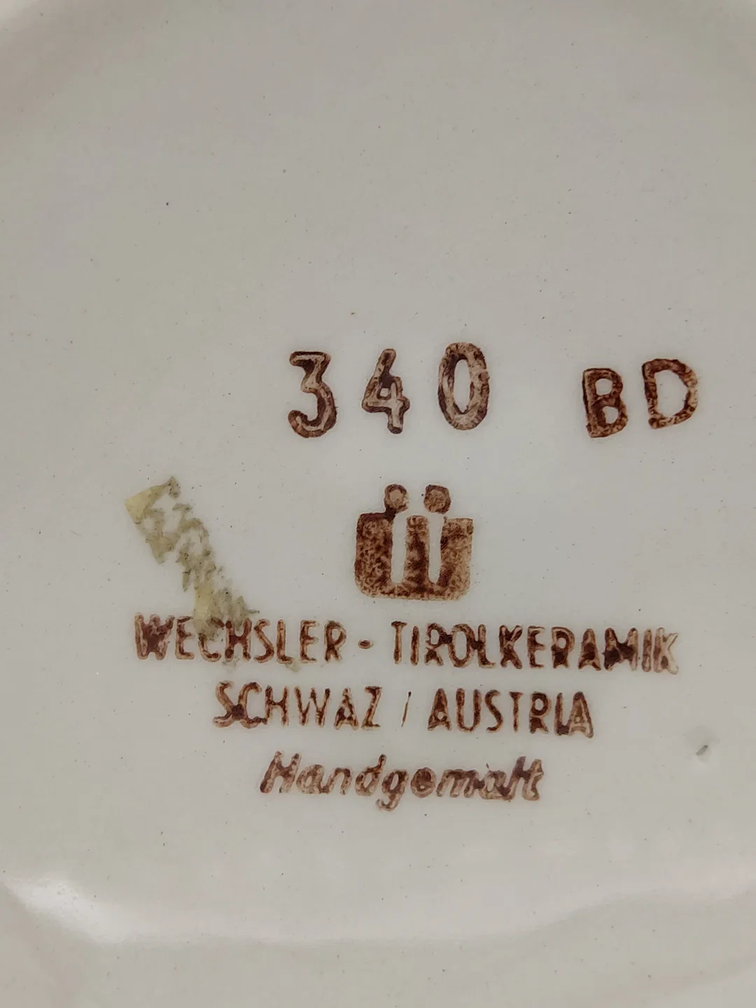 Wechsler Tirolkeramik Krug  Höhe ca. 18 cm – Bild 2