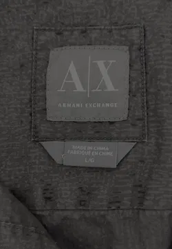 Armani Exchange Herren Hemd schwarz Gr. L - Bild 3