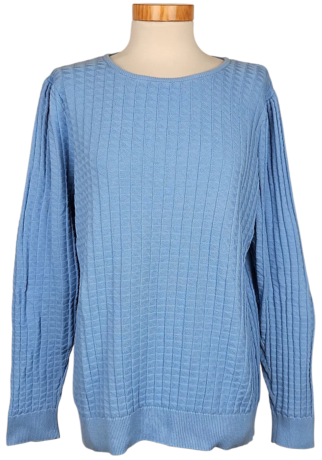FREE/QUENT Damen Pullover, blau - Gr. L  - Bild 4