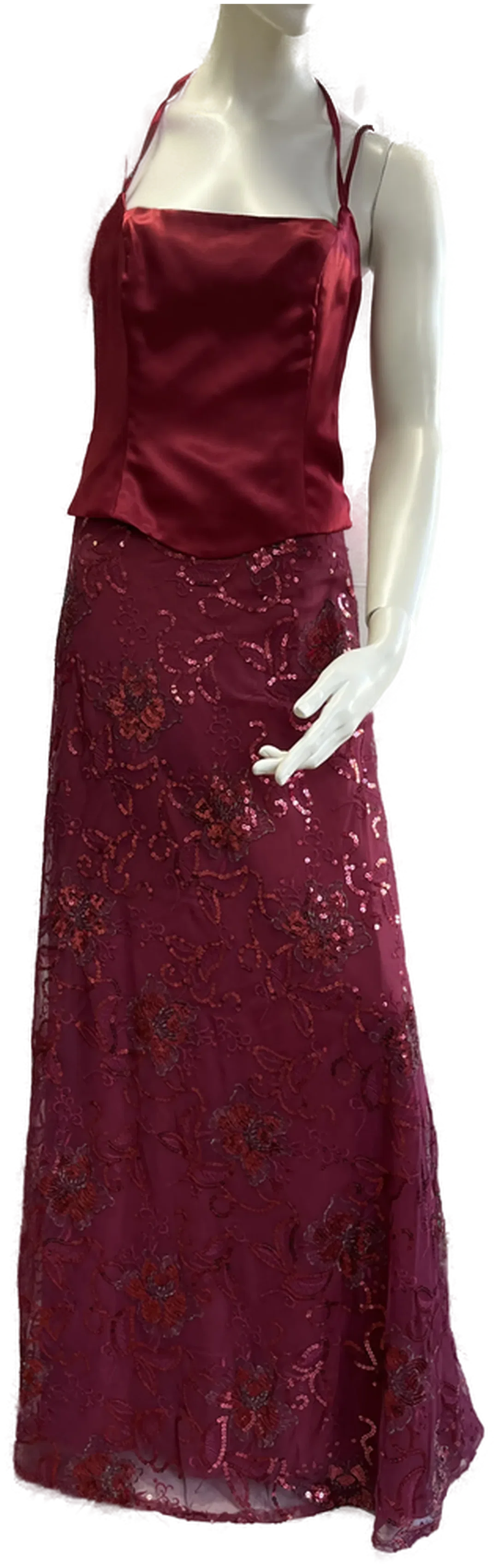 YESSADRESS - Damen Zweiteiler Ballkleid Gr. 38 - Neu – Bild 2