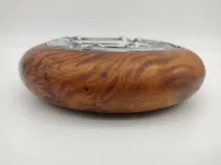 Aschenbecher Glas/Wurzelholz - Bild 3