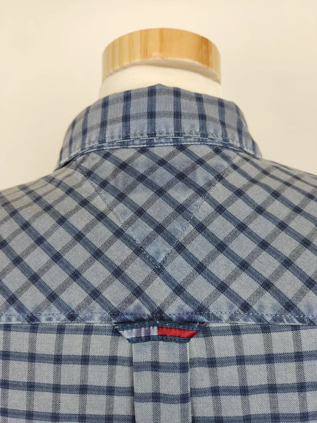 Tommy Hilfiger Herren Hemd blau Gr.M – Bild 4