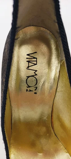 VITAMORI Damen Pumps, gold/bronze mit Verzierungen - Gr.36 - Bild 6