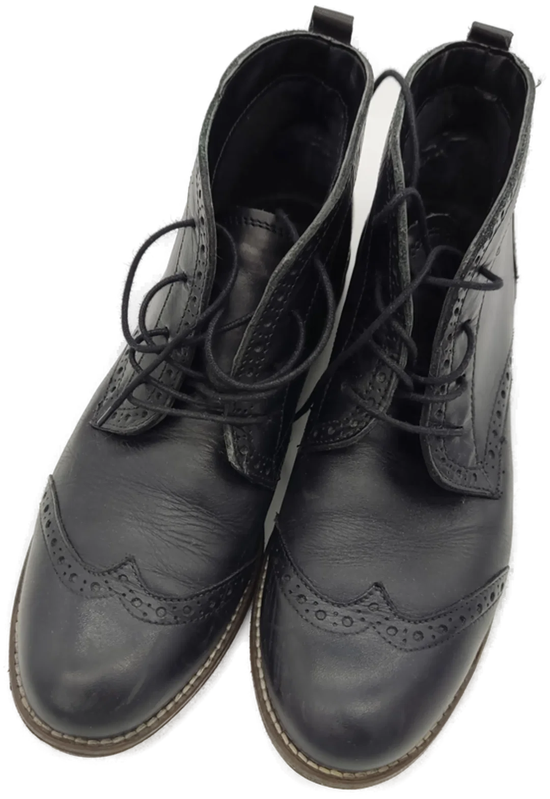 Schuhe "Venturini", halbhoch, schwarz, Größe 40 – Bild 1