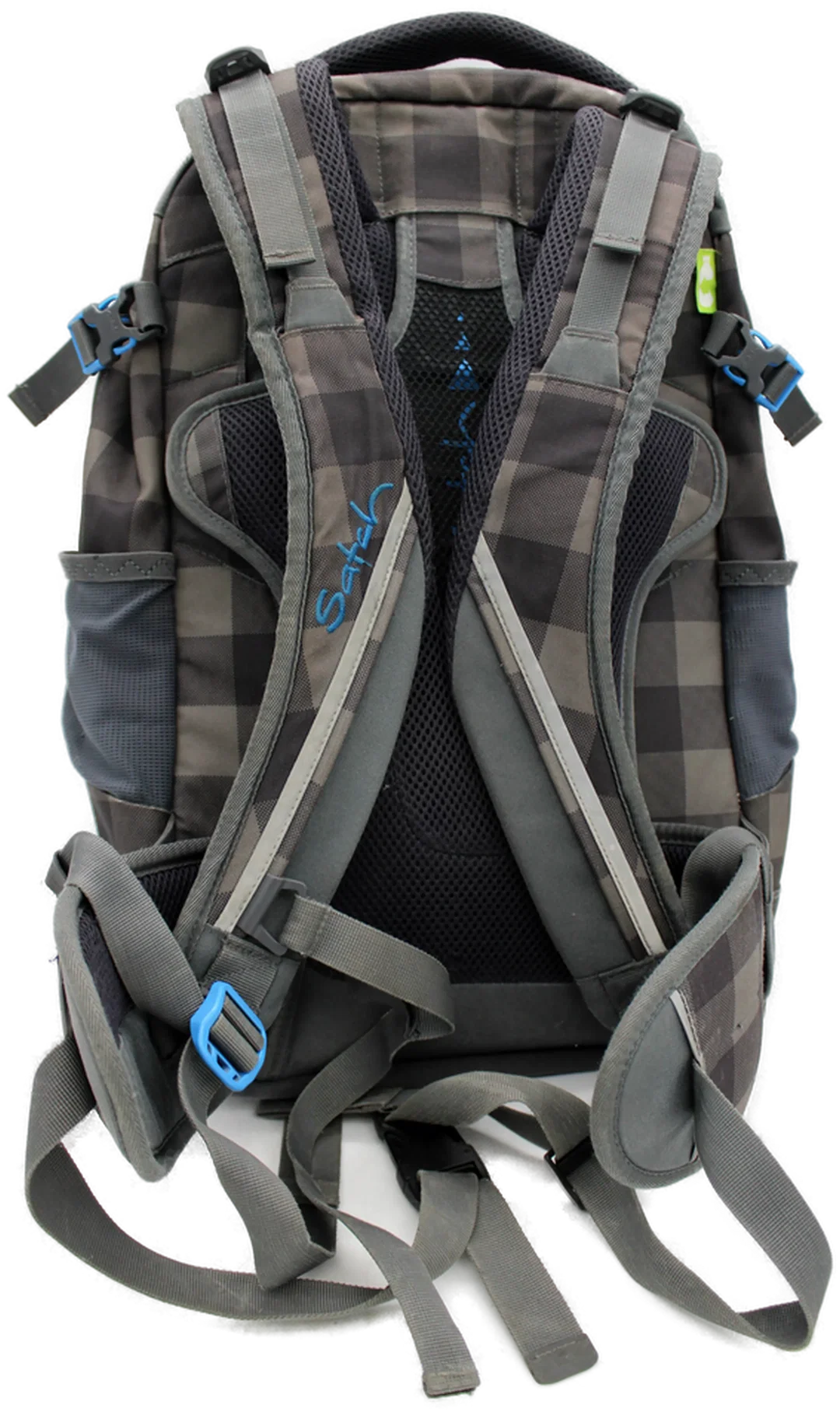 Satch Schulrucksack – kariert, ergonomisch, mit Brust- und Hüftgurt – Bild 3