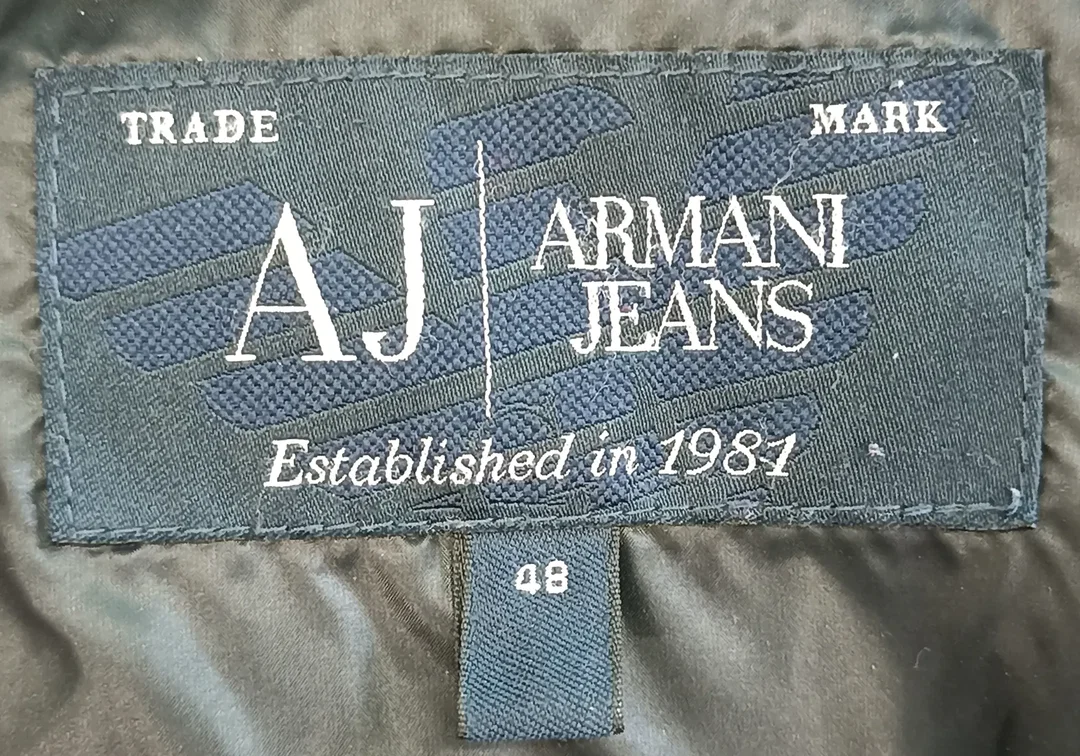 Armani Jeans Damendaunenjacke schwarz Gr. 48 – Bild 4