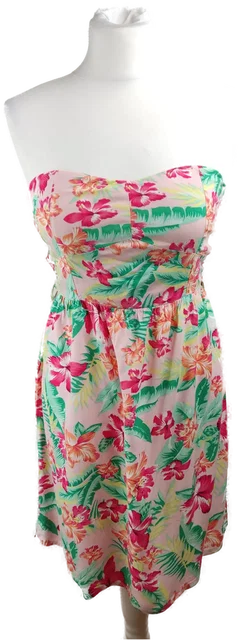 Geblümtes Minikleid Blind Date in Rosa, Gr. 34 | Frühlingszauber – Vorschau 1