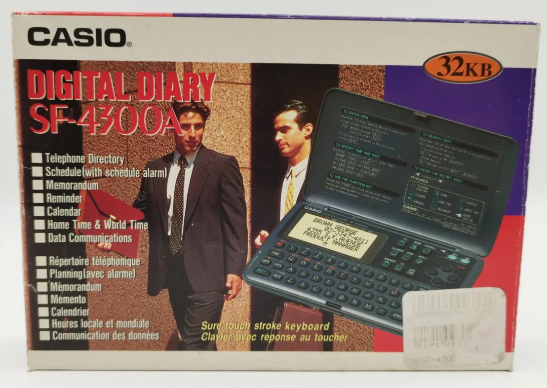 CASIO Digital Diary SF-4300A - 32KB / Made in Taiwan – Bild 4
