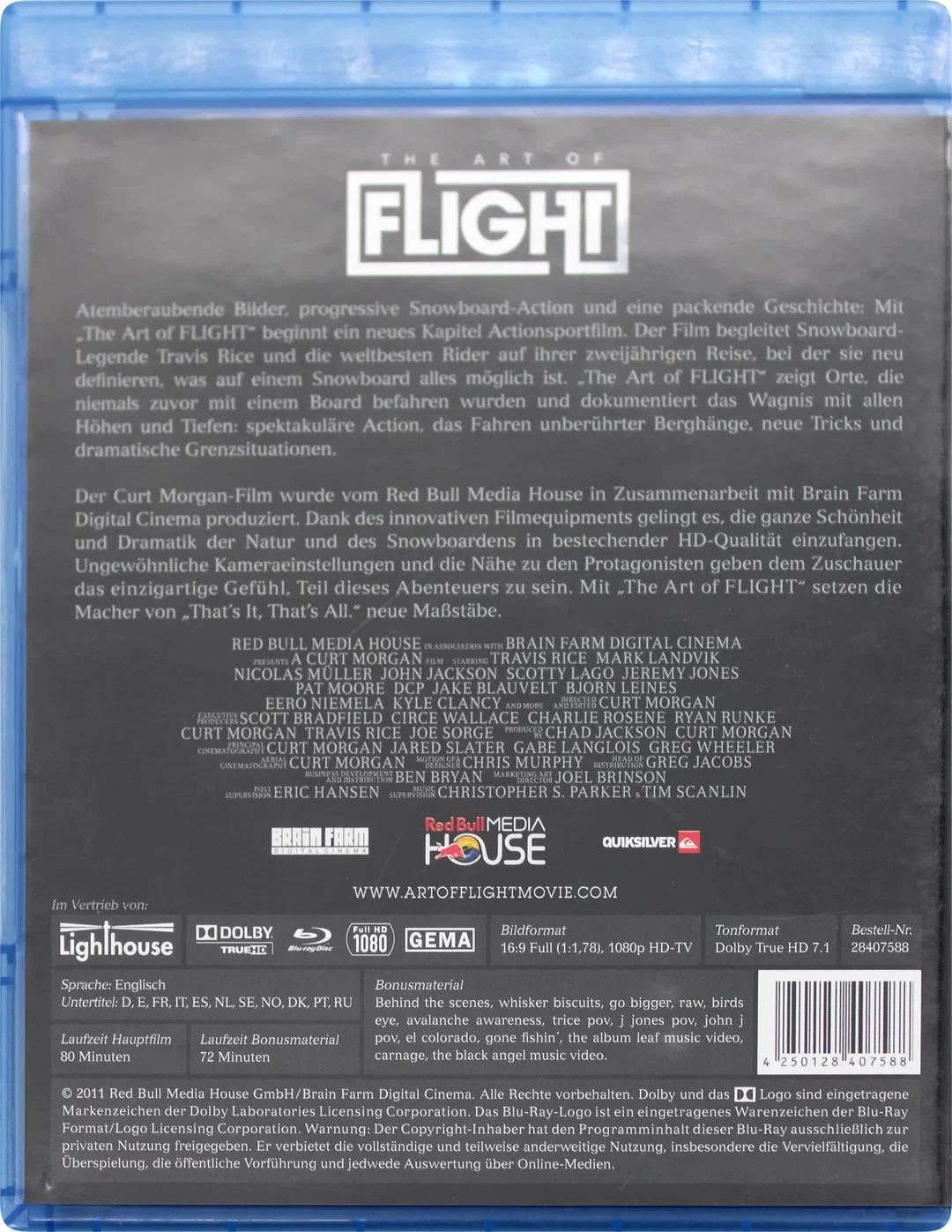 Blu-ray "The Art of Flight" – Snowboard-Film / Extremsport-Dokumentation  – Bild 2