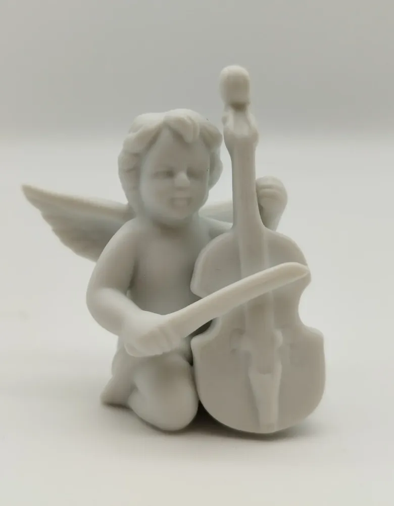 Rosenthal Engel mit Bassgeige Statue 6,5cm - Bild 4
