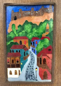 Dekoratives Miniaturbild mit Holzgestell - Bild 2
