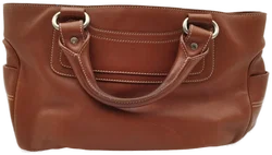 Braune Celine Tasche - mehrere Innentaschen / leder-ähnliches Material - Bild 1