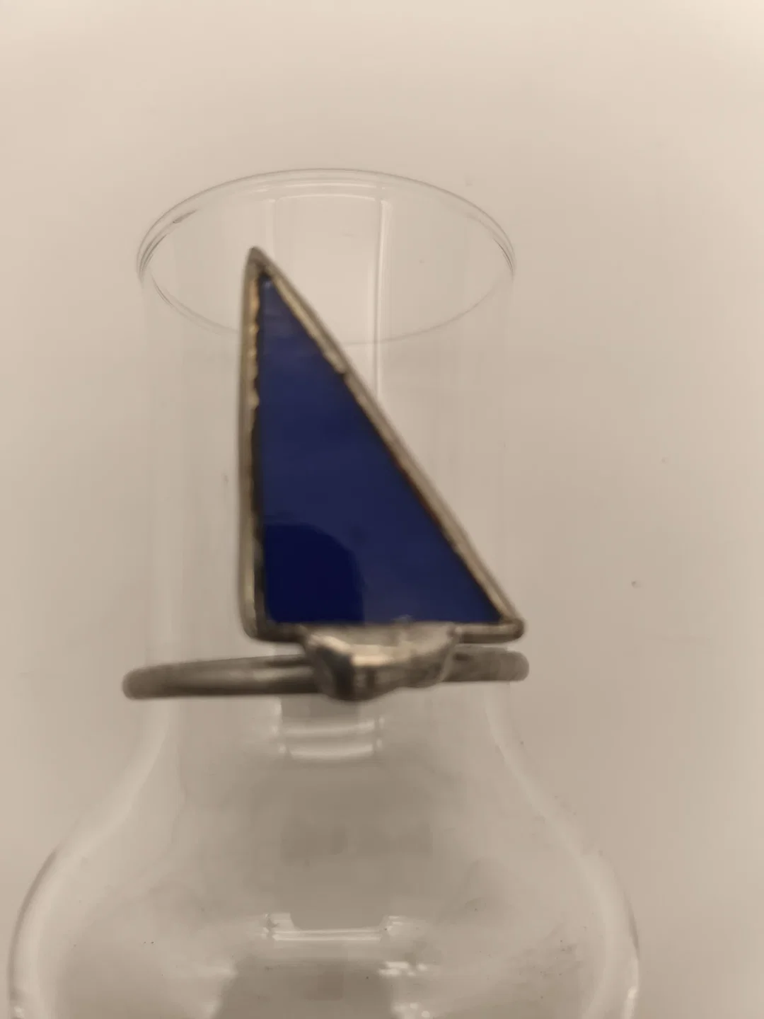 Kelchförmige Schnaps/Likörgläser Kunsthandwerk Blau – Bild 3