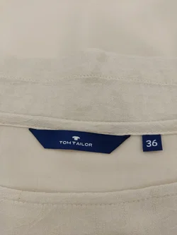 Tom Tailor Damen Bluse Creme Gr. 36 - Bild 3