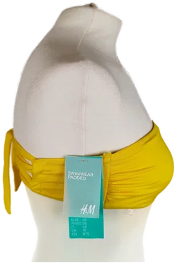H&M Bade-Top - Gr. 38 / gelb - Bild 1
