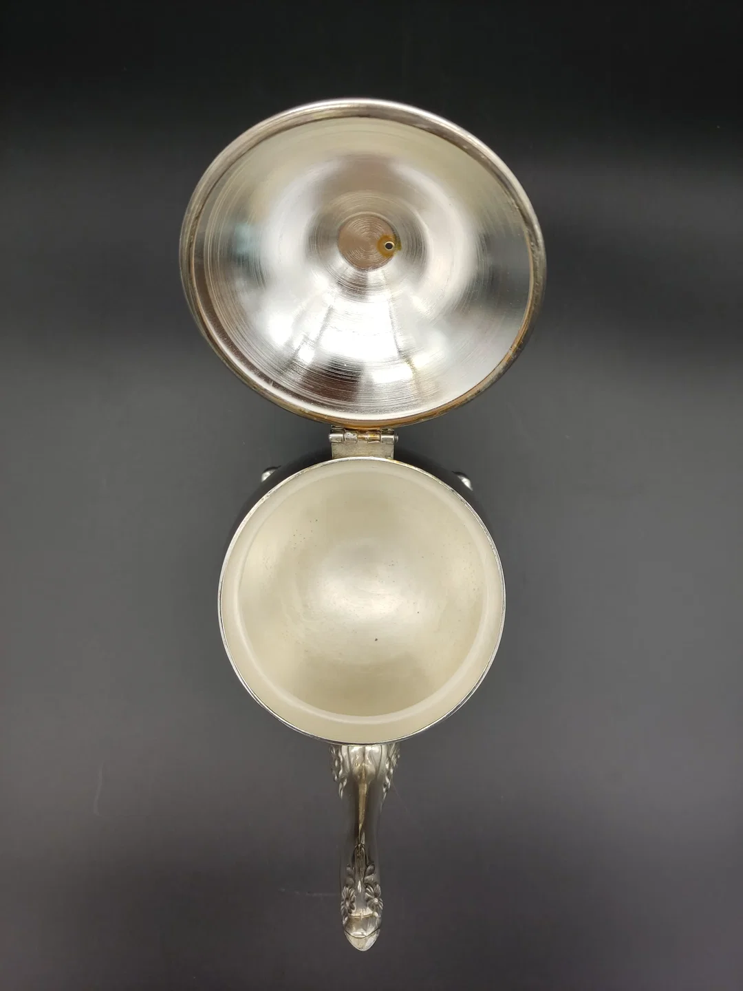 Vintage Kaffeekanne/Teekanne versilbert - EP BRASS  – Bild 7