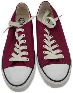 Leinenschuh "viktory", weinrot/weiß, Größe 38
