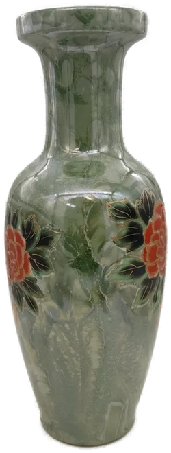 Vase mit Blumenmotiv - Bild 2